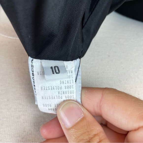 Alvina Valenta Maids New York Solid Black Sweetheart Dress Women Size 10 - Picture 3 of 8